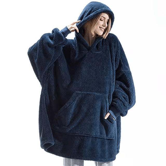 Long Sleeves With Pockets Hoodie Pajamas Women