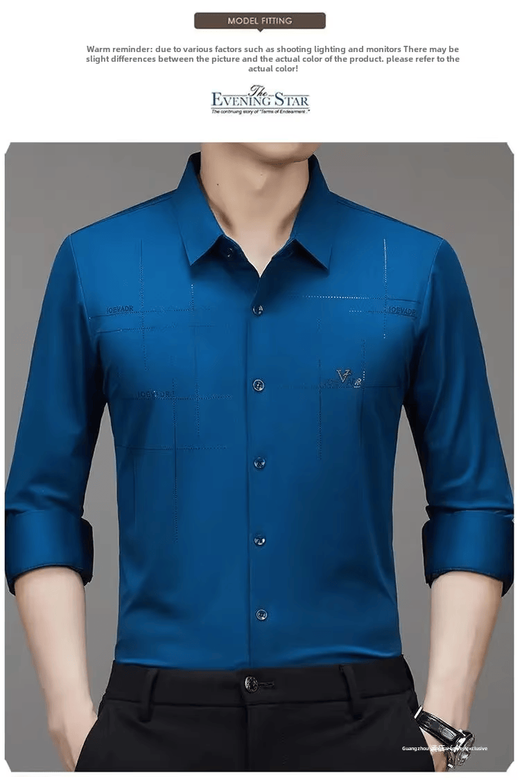GentClassic - Men's Breathable Ice-Silk Stretch Shirt
