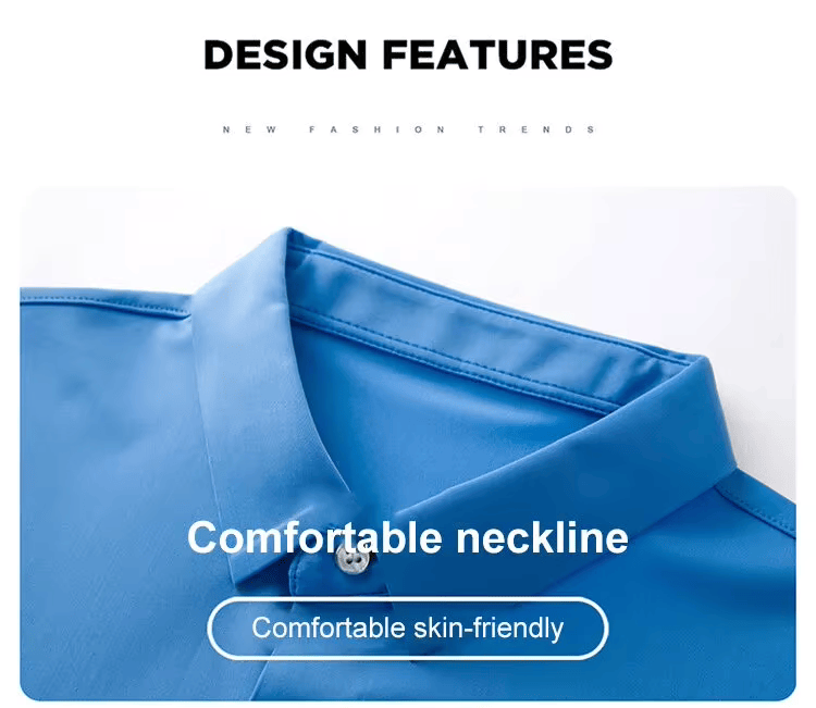 GentClassic - Men's Breathable Ice-Silk Stretch Shirt