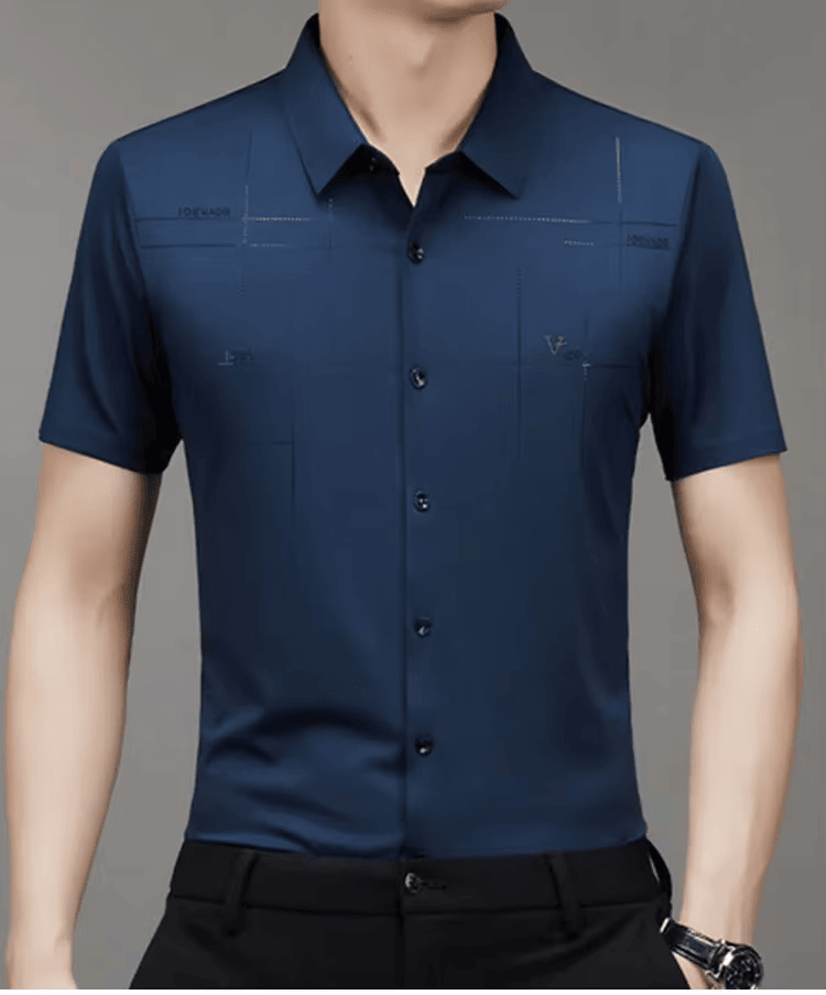 GentClassic - Men's Breathable Ice-Silk Stretch Shirt