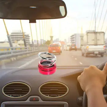 Solar-Powered Rotating Car Air Freshener