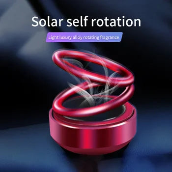 Solar-Powered Rotating Car Air Freshener