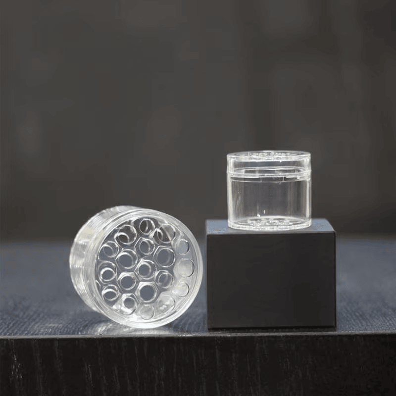 Spiral Ikebana Stem Holder - Clear Flower Tool