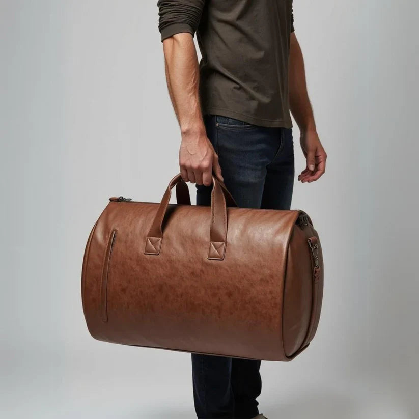 2024 Waterproof Leather Suit Travel Bag