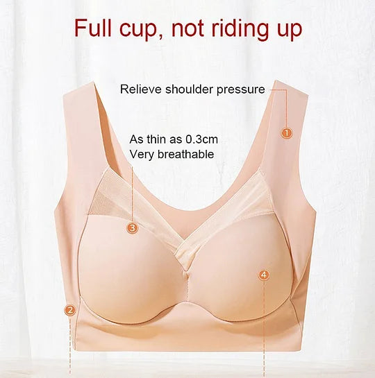 🔥Fashion Deep Cup Bra🔥Summer sexy Push Up Wireless Bras (Size runs the same as regular bras)