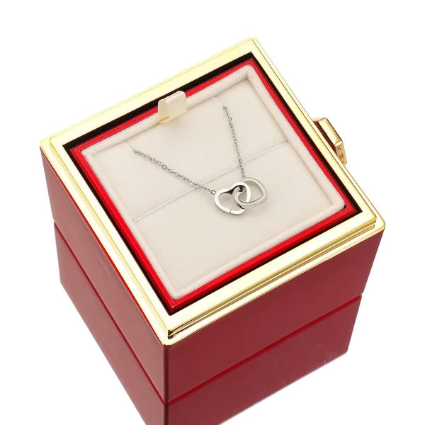 Eternal Rose Box With Necklace