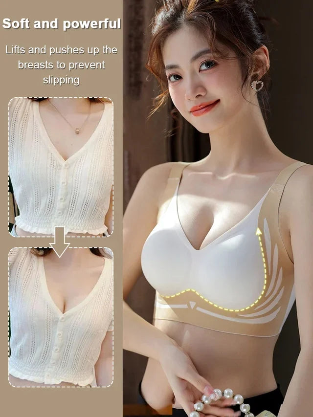 ๐ SALE 70% OFF TODAY ๐Plus Size Wireless Push-up Bra๐