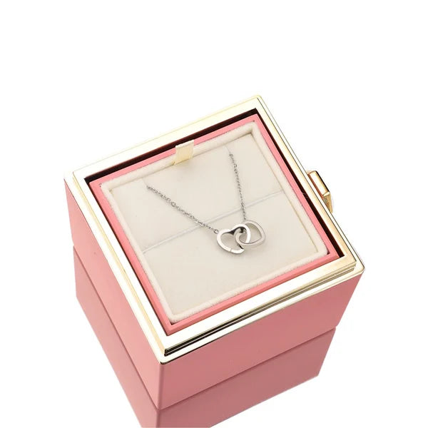 Eternal Rose Box With Necklace