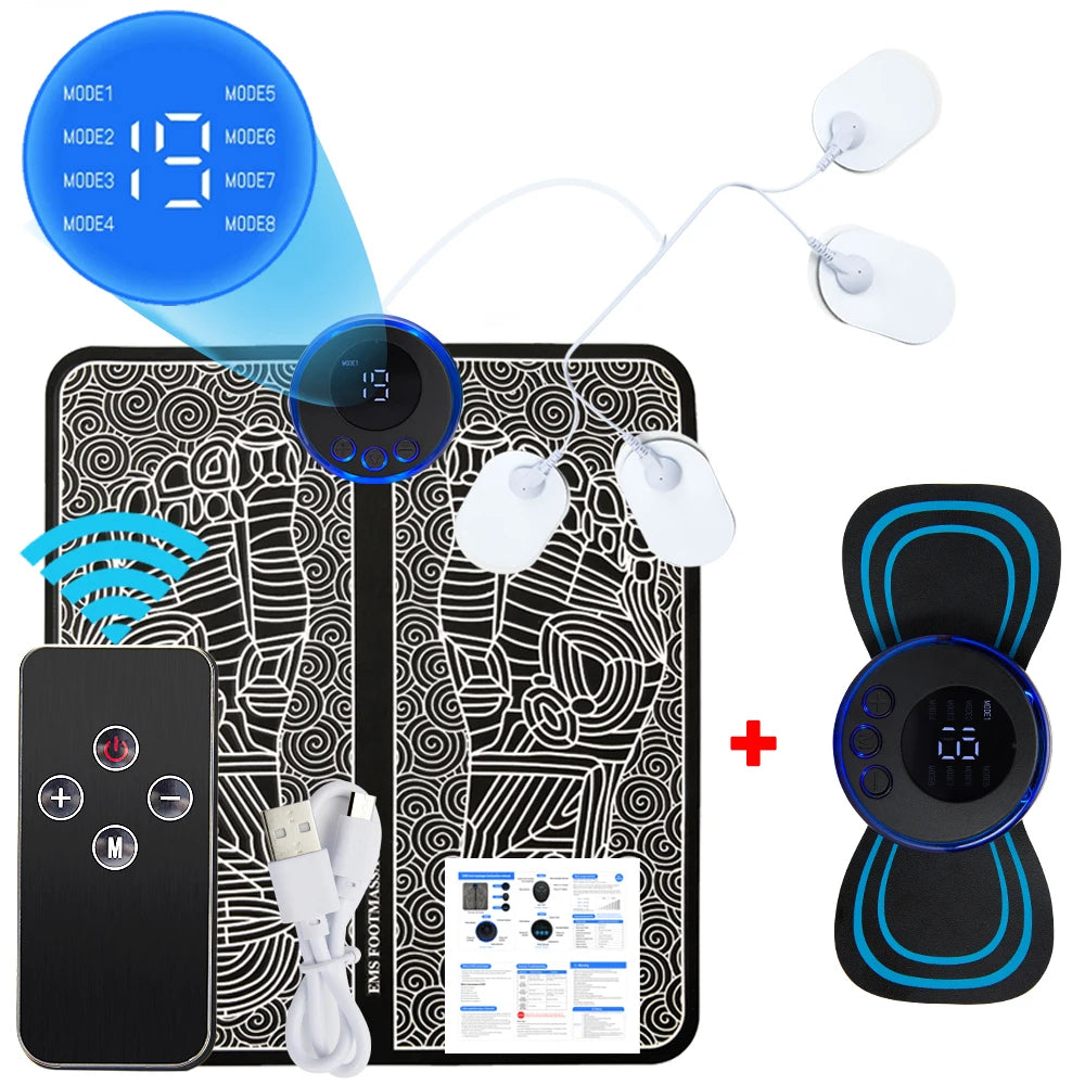 EMS Foot Massager Mat Muscle Stimulator