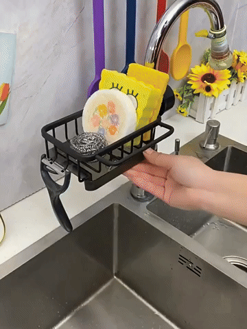 Multi-Functional Kitchen Sink Organizer and Draining Rack