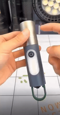 Rechargeable LED Mini Flashlight - Type-C, Adjustable Focus, Aluminum Alloy