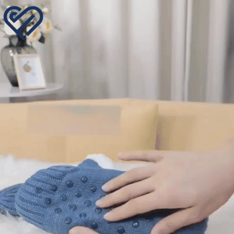 FleeceSox - Fleece-Lined Non-Slip Thermal Slippers Socks