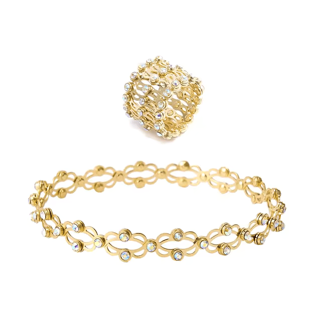 Viral 2-in-1 Adjustable Ring Bracelet – Convertible Magic Jewelry