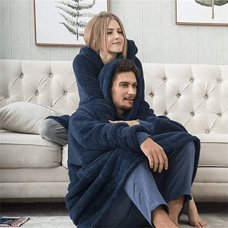 Long Sleeves With Pockets Hoodie Pajamas Women