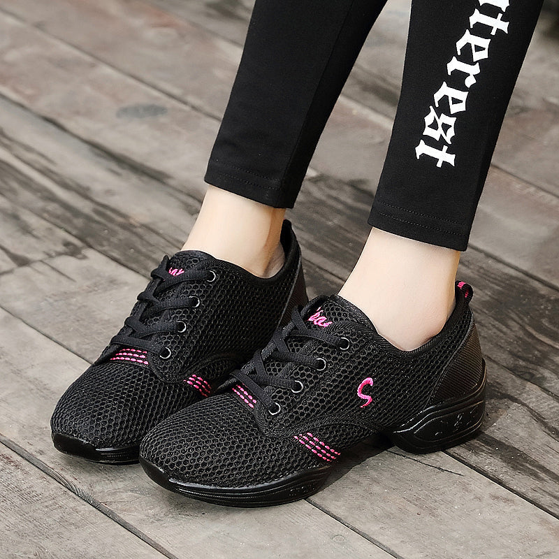 azfleek Lace-up Shoes Sports Soft Practice Shoes Sneakers For Women