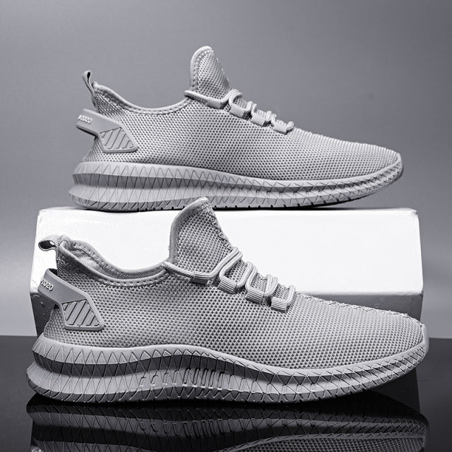 Mesh Men Shoes Breathable Lightweight Walking Tennis Trainers - SAVVY LUXE