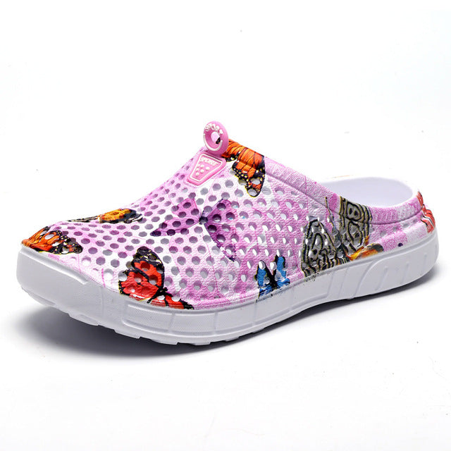 azfleek Slippers Women's Slippers Breathable Beach Sandals Pink - Butterfly / 5.5