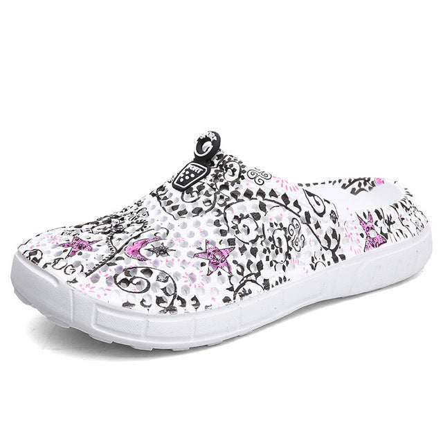 azfleek Slippers Women's Slippers Breathable Beach Sandals Black / 6