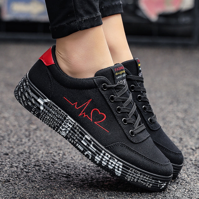 Unisex Fashion Women Vulcanized Shoes Sneakers - SAVVY LUXE