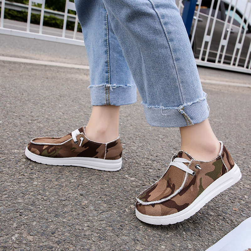 azfleek Slip-on Shoes Women's Loafers Comfortable Platform Sneakers