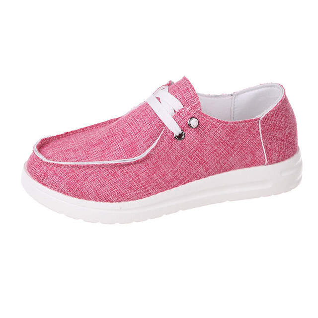azfleek Slip-on Shoes Women's Loafers Comfortable Platform Sneakers Pink / 4.5