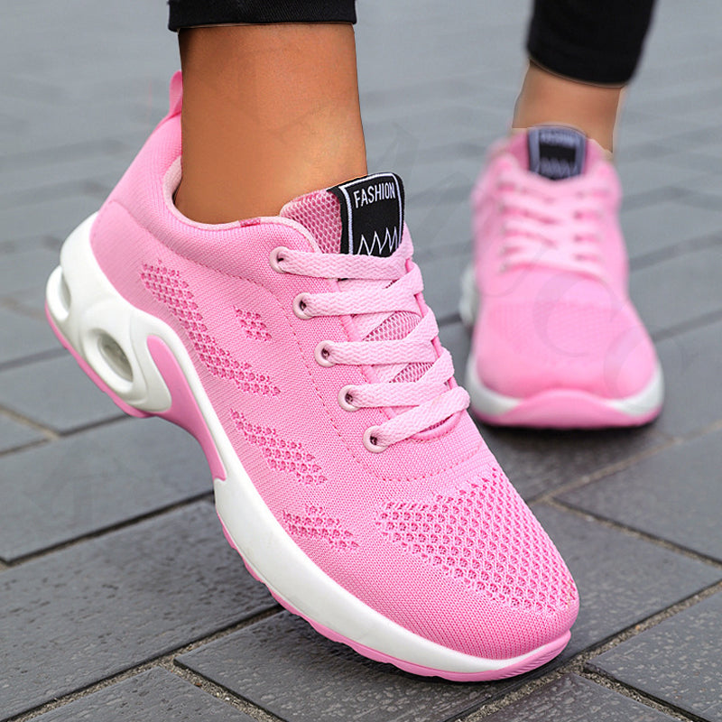 azfleek Lace-up Shoes Women Running Shoes Breathable Outdoor Lightweight Sports Shoes