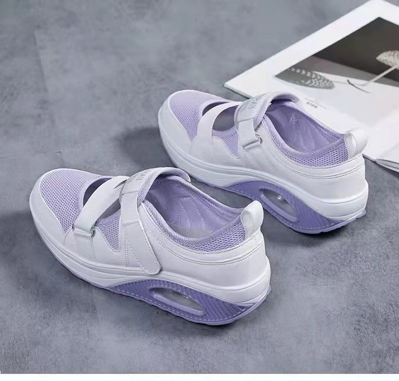 azfleek Orthopedic Shoes Women Mesh Chunky Sneakers Platform Casual Shoes Purple / 7