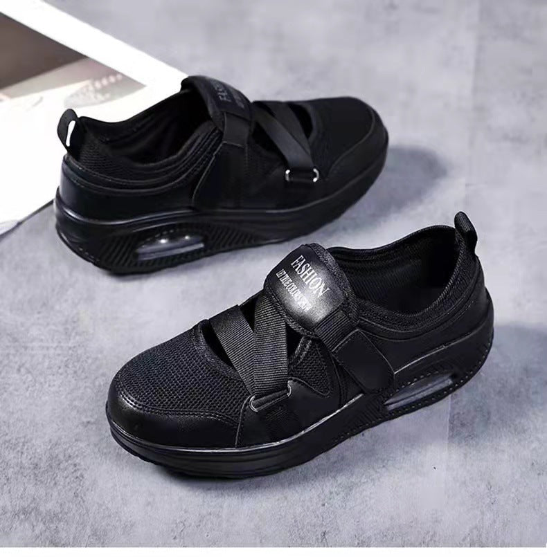 azfleek Orthopedic Shoes Women Mesh Chunky Sneakers Platform Casual Shoes Black / 5.5