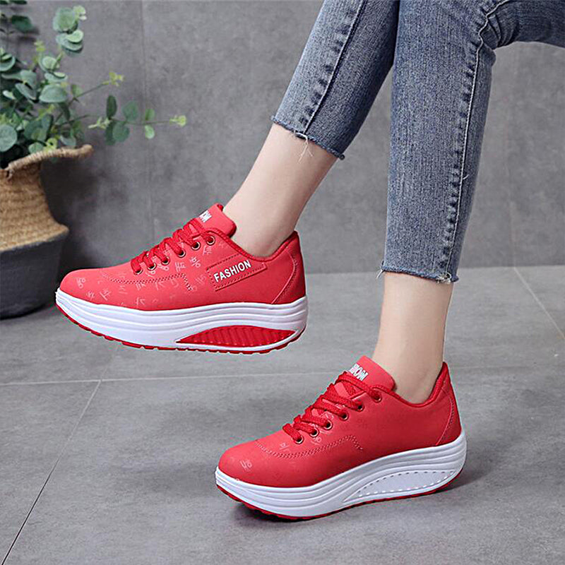 azfleek Orthopedic Shoes Women Platform Thick Bottom Wedges Sneakers