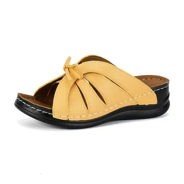 Vintage Premium Orthopedic Open Toe Summer Wedges Platform Sandals 2024