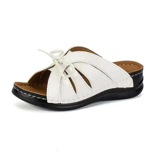 Vintage Premium Orthopedic Open Toe Summer Wedges Platform Sandals 2024