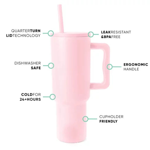 40 OZ TUMBLER WITH HANDLE
