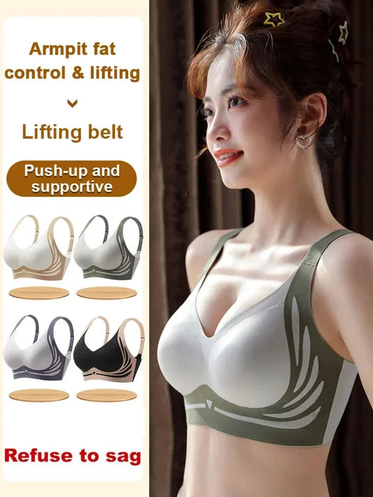 🎁 SALE 70% OFF TODAY 🎁Plus Size Wireless Push-up Bra🎁