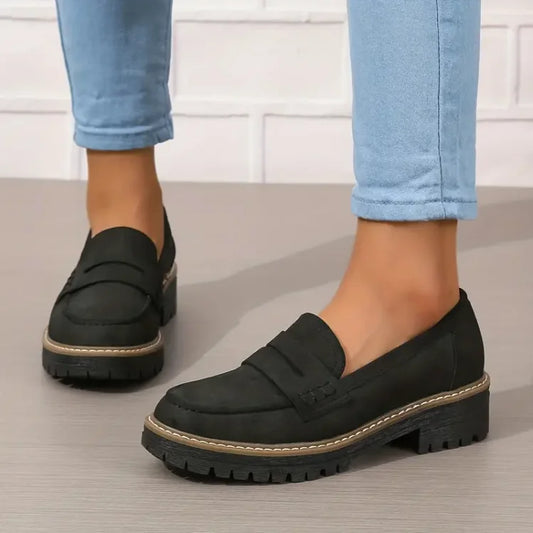 Women's Fashion Thick Sole Loafers