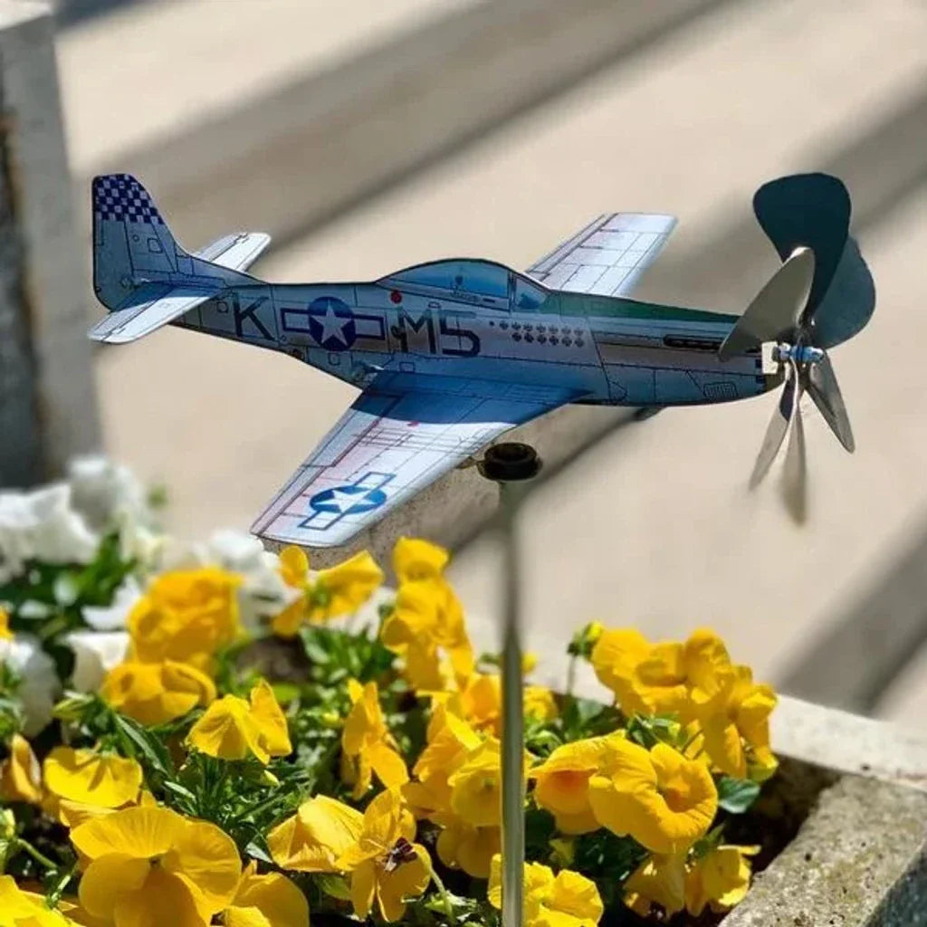 Airplane Wid Spinner Aircraft Pinwheeln