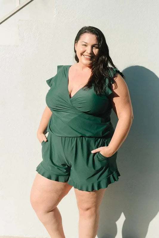 Last Day Promotion 50% OFF🔥 Swim Romper Built-in Bra👙 Detachable bra cup