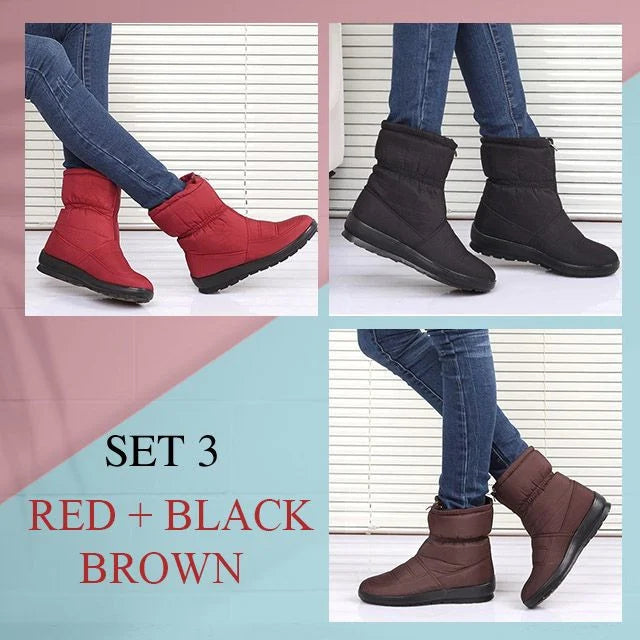 [#1 TRENDING WINTER 2021] PREMIUM Women's Waterproof Warm Snow Boots - Elly Choice