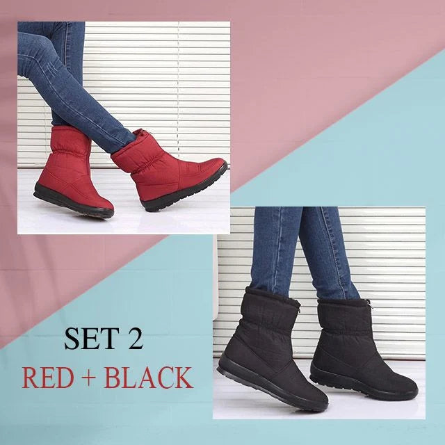 [#1 TRENDING WINTER 2021] PREMIUM Women's Waterproof Warm Snow Boots - Elly Choice