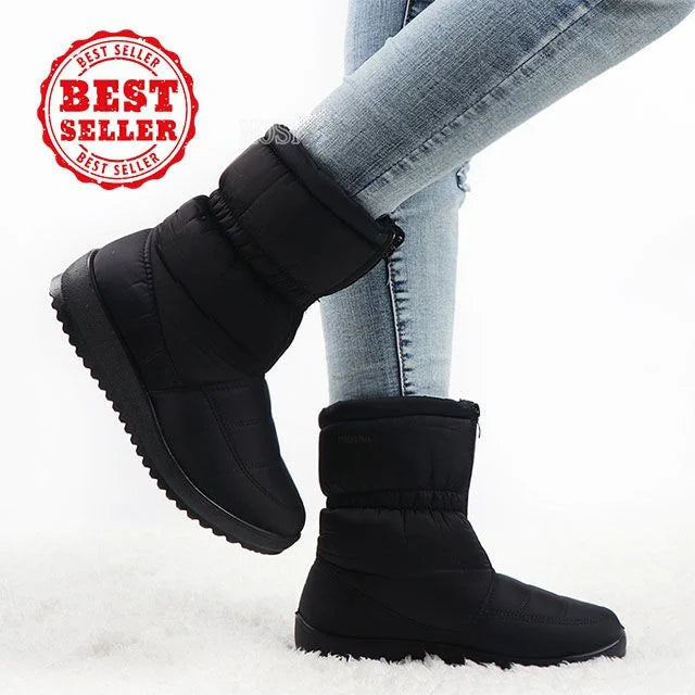 [#1 TRENDING WINTER 2021] PREMIUM Women's Waterproof Warm Snow Boots - Elly Choice