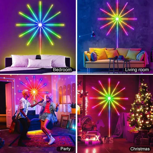 WiFi Bluetooth Smart Fireworks Led Light