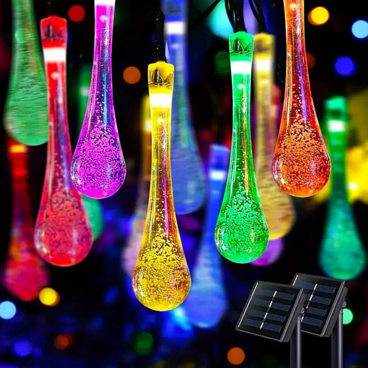 Water Drop Solar Lights