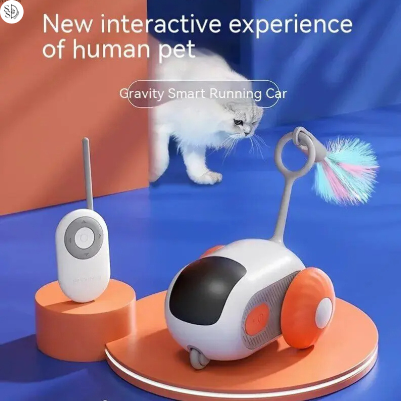 Wireless Gravity Sports Car Remote Control Electric Cat Toy