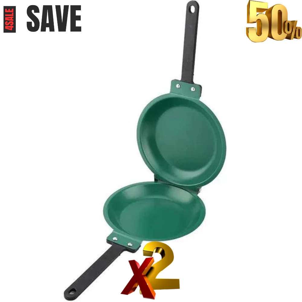 DOUBLE SIDED FRYING PAN - SAVVY LUXE