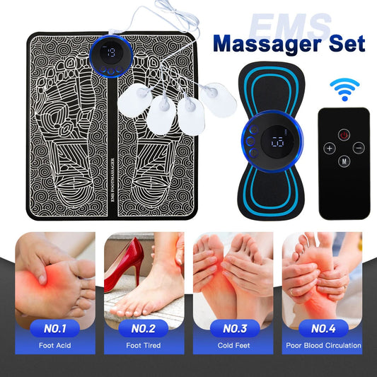 EMS Foot Massager Mat Muscle Stimulator
