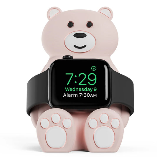 Silicone Bear Charging Stand For Apple Watch