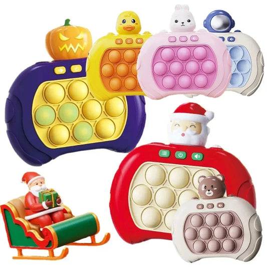 New Pop Light Fidget Toys Quick Push Bubble