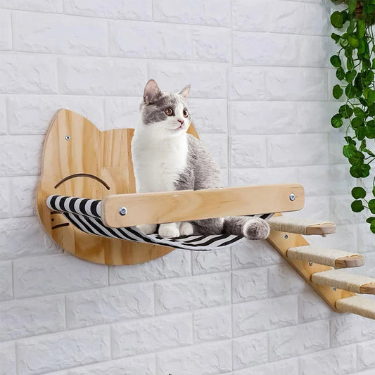 Cat Hammock With Scratching Stairs