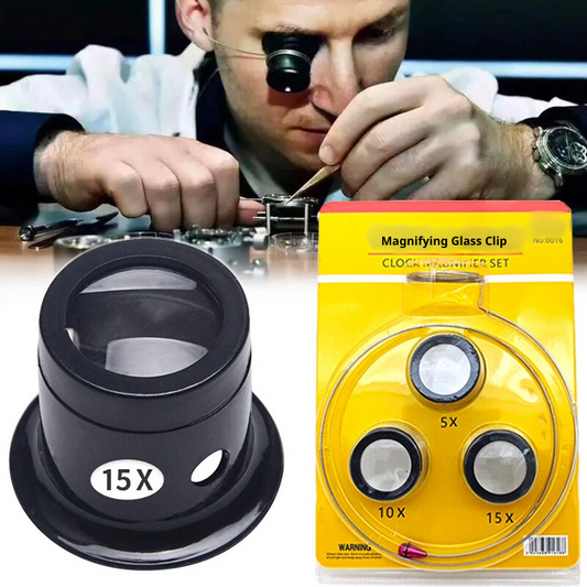Magnifying Glass Clip on Magnifier for Watchmaker