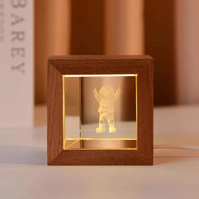 3D Galaxy LED Crystal Light