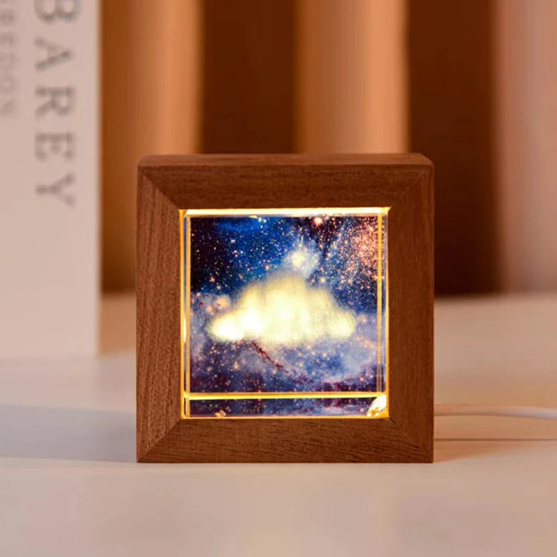 3D Galaxy LED Crystal Light